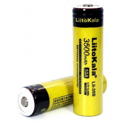 Батарея 18650 LiitoKala Lii-35s 3500mA -real 2400mA