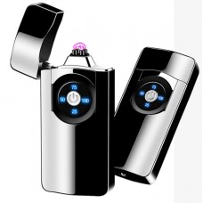 Зажигалка Usb плазменная 2 дуги Bonzon HL49-16 металл черная