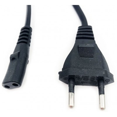 Кабель питания 220v для бытовой техники уменьшенная восьмерка 1,2m OEM