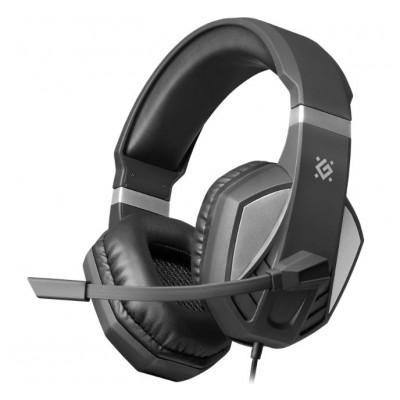 Наушники гарнитура PC игр Defender Zeyrox черно серые (64550)