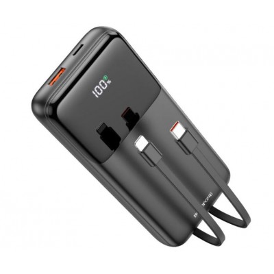 Power bank Borofone BJ22A 20000mAh, быстрая зарядка, черный