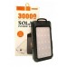 Power bank Demaco DMK-A10 30000 солнечная панель, LED свет, черный