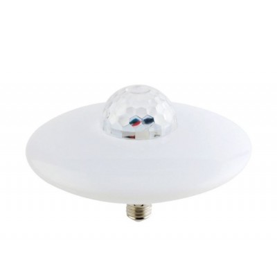 лампа UFO НЛО light в патрон E27, 30W, RGB, пульт, Bluetooth колонка