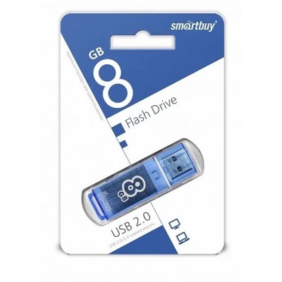 Флешка USB 8Gb SmartBuy Glossy Blue