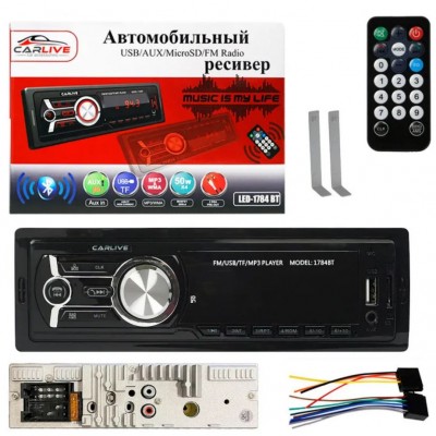 Автомагнитола CarLive LED-1784BT USB/AUX/MicroSD/FM/пульт