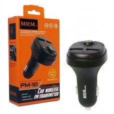 FM модулятор Bluetooth MRM FM-50 A3306 черный