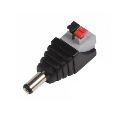 Разъем штекер 5.5/2.1mm с клеммами самозажимными