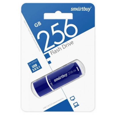 Флешка USB 3.0 256Gb SmartBuy Crown Blue