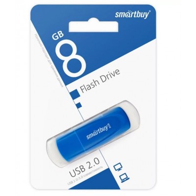 Флешка USB 8Gb SmartBuy Scout Blue