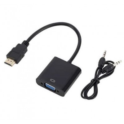 Конвертер видеосигнала HDMI в VGA c AUX без питания MRM A1576 H116 черный