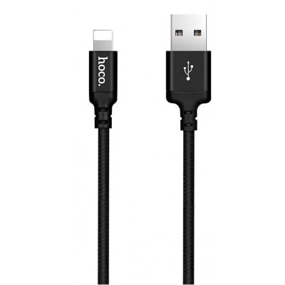 кабель для Apple Lightning USB Hoco X14 2m черный