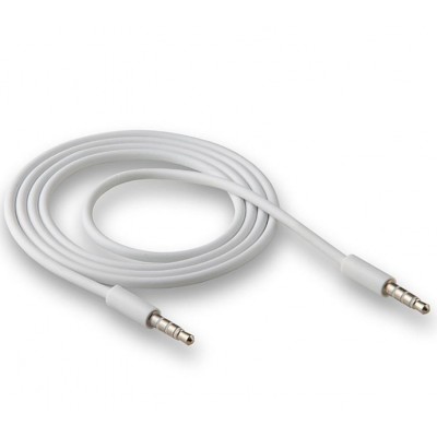 Кабель Aux 3.5-3.5 4pin JD-49 1m белый