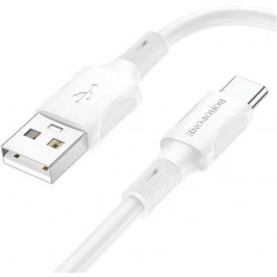 Кабель USB Type-C Borofone BX80 3A 1m белый