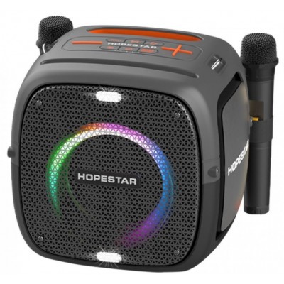 Колонка Bluetooth MP3 караоке 2 микрофона Hopestar PartyOne