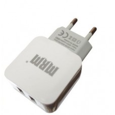 Зарядное сетевое СЗУ usb 2x MRM P31 2.4A белый