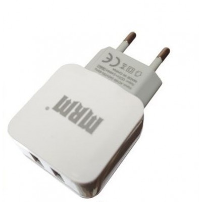 Зарядное сетевое СЗУ usb 2x MRM P31 2.4A белый