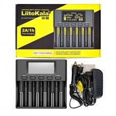 Зарядное сетевое для батарей 18650x6 , AA/AAA Liitokala Lii-S6