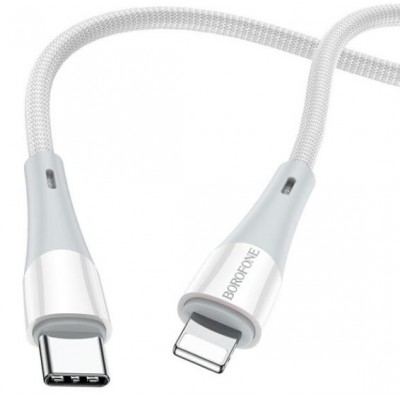 кабель для Apple Lightning Type-C Borofone BX60 1m белый