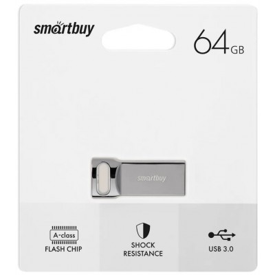 Флешка USB 3.0 64Gb Smartbuy M2 metal 100Mb/s