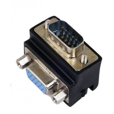 Переходник VGA уголок штекер гнездо H66 A4337