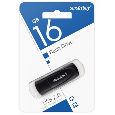 Флешка USB 16Gb Smartbuy Scout Black
