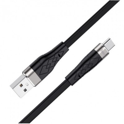 Кабель USB Type-C Hoco X53 silicone черный