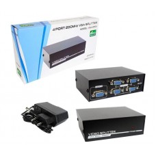 Сплиттер делитель VGA сигнала 4 порт VGA-2004 A1899
